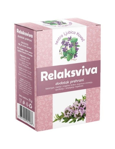 Vivia Relaksviva čaj Sestra Ljubica Kovač