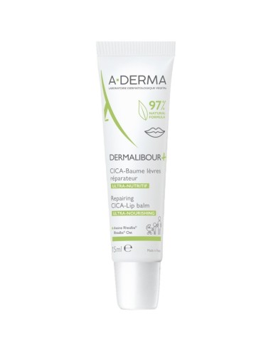 A-derma Dermalibour Obnavljajući Cica-Balzam za usne