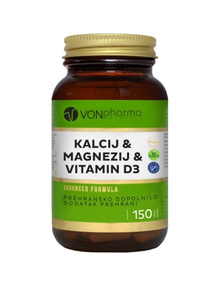 Vonpharma Kalcij & magnezij & vitamin D3 tablete