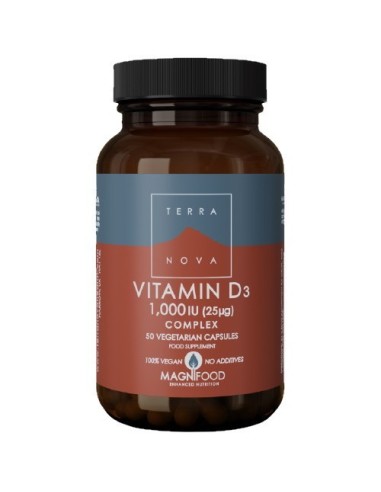 Terranova Vitamin D3 1000IU 25 mcg kompleks kapsule