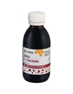 Medex Sirup Željezo + C vitamin + folna kiselina u mednom sirupu 2