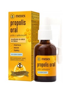 Medex Propolis Oral sprej bez alkohola za odrasle
