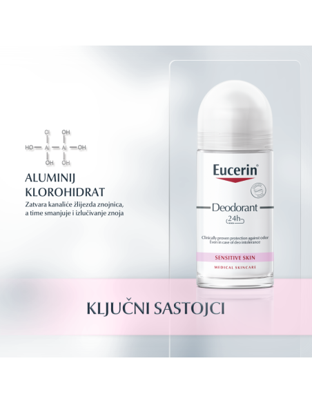 Eucerin Roll-on dezodorans za osjetljivu kožu 63164