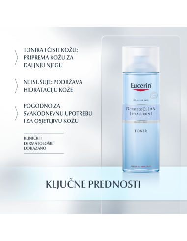 Eucerin DermatoCLEAN [HYALURON] tonik za lice 63995