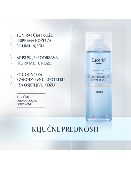 Eucerin DermatoCLEAN [HYALURON] tonik za lice 63995
