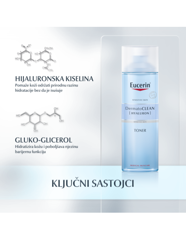 Eucerin DermatoCLEAN [HYALURON] tonik za lice 63995