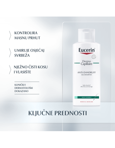 Eucerin DermoCapillaire šampon protiv prhuti 69654