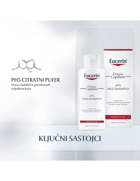 Eucerin DermoCapillaire pH5 šampon 69653