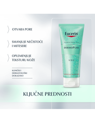 Eucerin DermoPure piling za čišćenje lica 88984