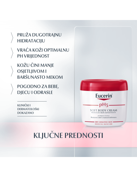 Eucerin pH5 Soft krema za osjetljivu kožu 88782