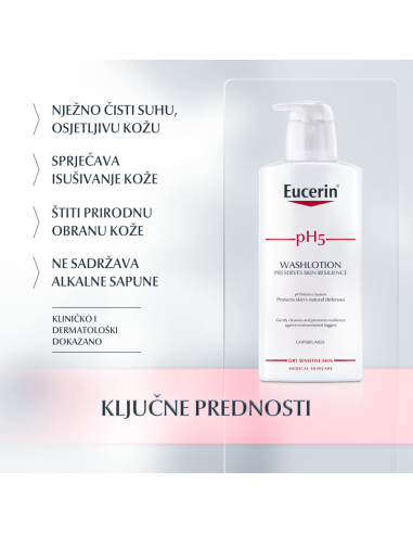 Eucerin pH5 losion za pranje 63071