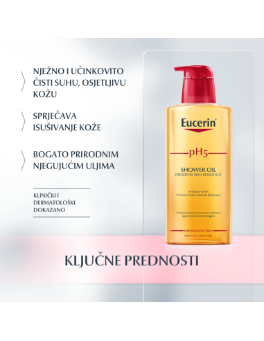 Eucerin pH5 Ulje za tuširanje
