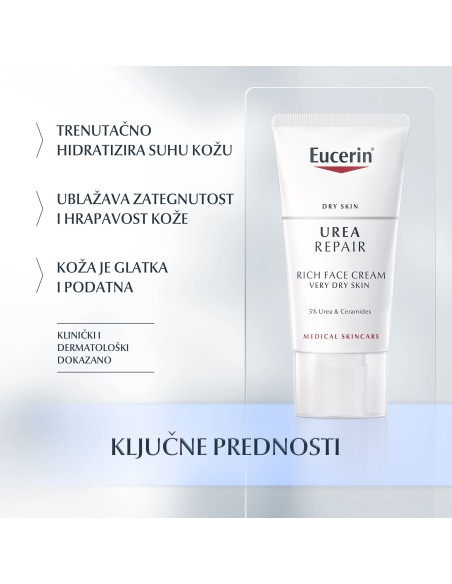 Eucerin UreaRepair Bogata krema s 5% Uree 63567