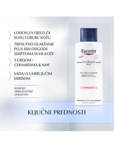 Eucerin UreaRepair PLUS losion za tijelo sa 5% ureje i ceramidima 69620