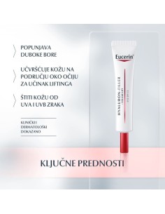 Eucerin Hyaluron-Filler+Volume-Lift krema za njegu osjetljivog područja oko očiju 89766 2