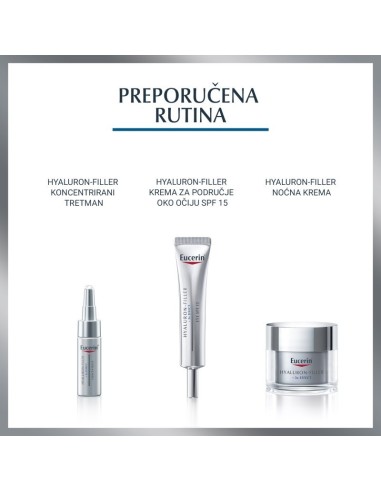 Eucerin Hyaluron-Filler dnevna krema za normalnu i mješovitu kožu sa SPF 15 i UVA zaštitom 63924