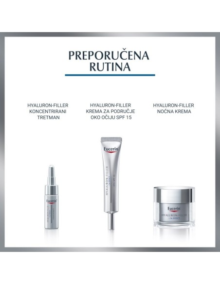 Eucerin Hyaluron-Filler dnevna krema za normalnu i mješovitu kožu sa SPF 15 i UVA zaštitom 63924