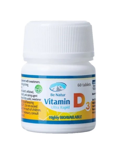 Be Natur Vitamin D3 tablete