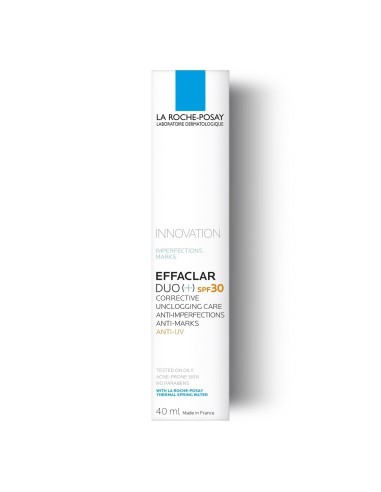 La Roche-Posay Effaclar DUO (+) SPF 30 Korektivna njega protiv nepravilnosti masne kože i začepljenih pora