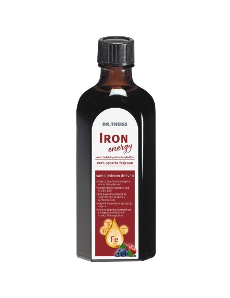 Dr. Theiss Iron Energy tekući dodatak prehrani sa sladilom