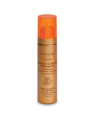 Lerbolario Vitamin C & 24K Gold Nutri-regenerativna 24 satna krema za lice
