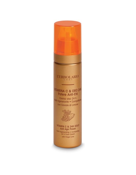 Lerbolario Vitamin C & 24K Gold Nutri-regenerativna 24 satna krema za lice