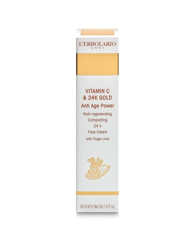 Lerbolario Vitamin C & 24K Gold Nutri-regenerativna 24 satna krema za lice