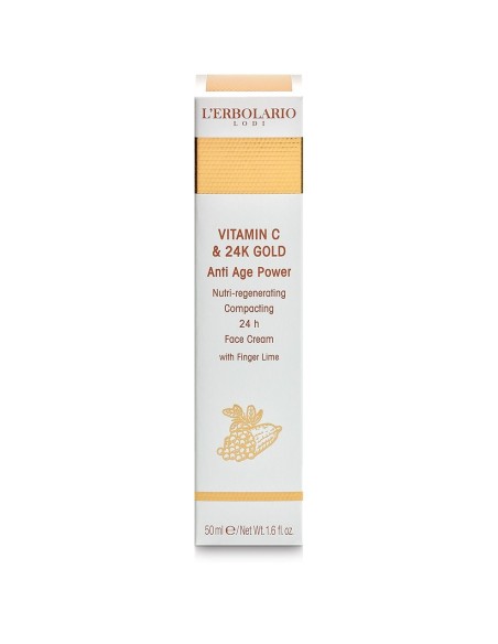 Lerbolario Vitamin C & 24K Gold Nutri-regenerativna 24 satna krema za lice