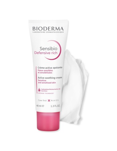Bioderma Sensibio Defensive Rich Aktivna umirujuća hidratantna krema, osjetljiva suha koža