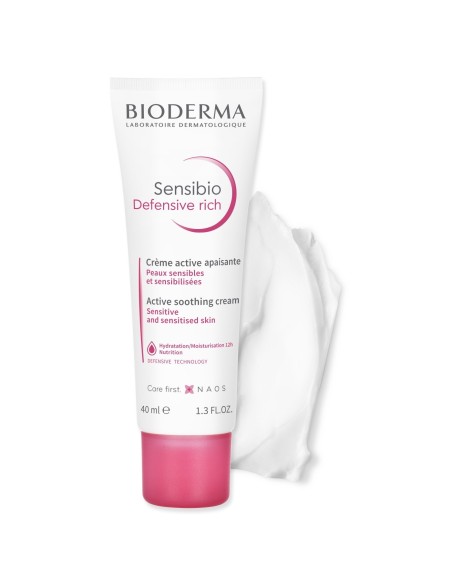 Bioderma Sensibio Defensive Rich Aktivna umirujuća hidratantna krema, osjetljiva suha koža
