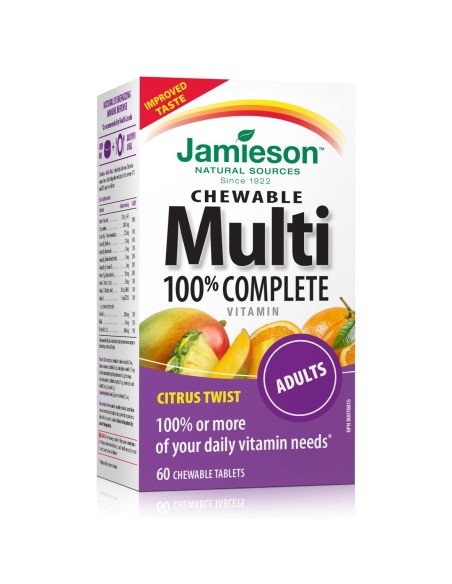 Jamieson Multivitamini i minerali za žvakanje za odrasle, dodatak prehrani
