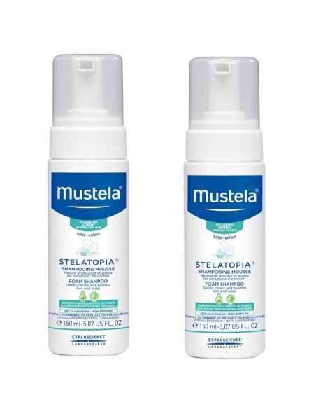 Mustela Stelatopia pjena za tjemenicu  1+1 PROMO