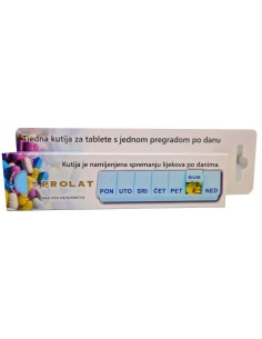Prolat Seven Tjedni organizator uzimanja lijekova 1x7 - dozator za lijekove