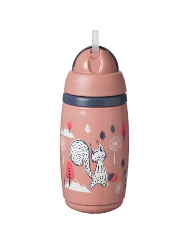 Tommee Tippee Superstar Insulated Termo čaša sa slamkom Losos
