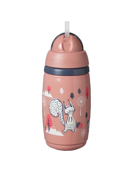 Tommee Tippee Superstar Insulated Termo čaša sa slamkom Losos