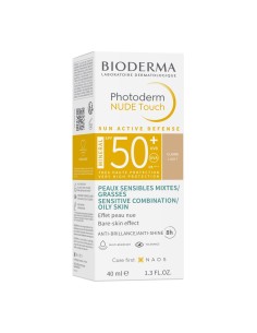 Bioderma Photoderm Nude Touch tonirana krema SPF 50+ svijetla nijansa 2
