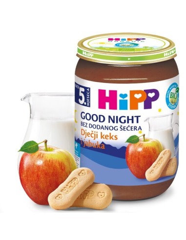 Hipp Mliječna Kašica Dječji keks i jabuka HR5514