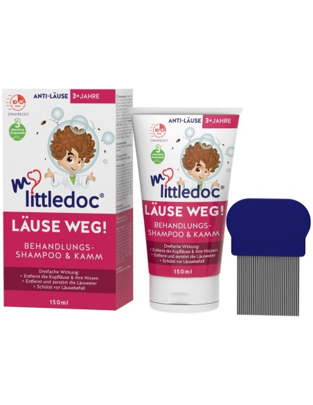 My Little Doc Šampon i češalj za odstranjivanje i sprječavanje ušiju i gnjida 2 u 1
