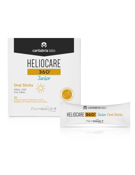 Heliocare 360° Junior Oral Sticks, dodatak prehrani