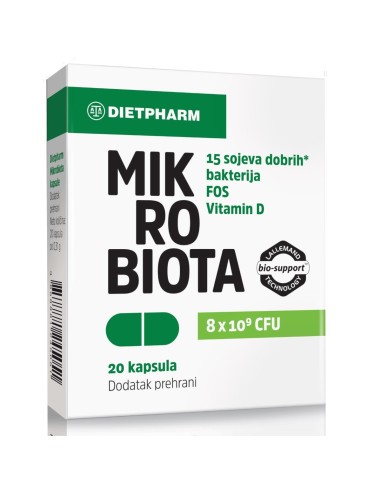 Dietpharm Mikrobiota kapsule, dodatak prehrani