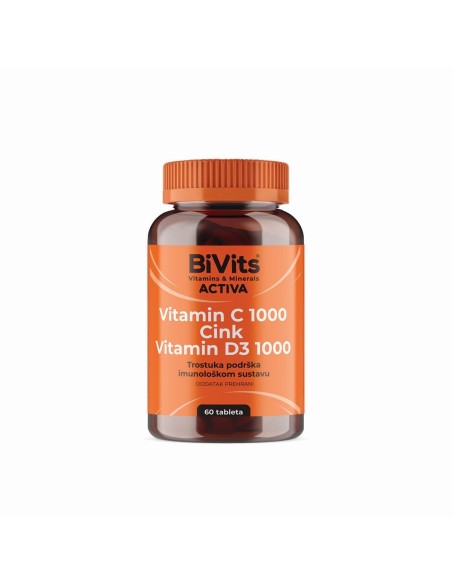 Abela BiVits Activa Vitamin C 1000 i Cink i Vitamin D3 tablete