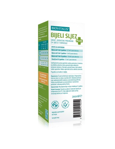 Biovitalis Bijeli Sljez Plus sirup