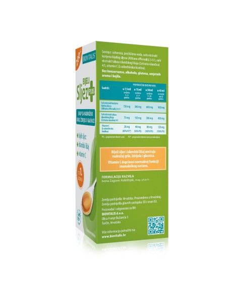 Biovitalis Bijeli Sljez Plus sirup