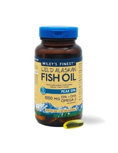 Wiley's Finest Wild Alaskan Fish Oil, Peak EPA