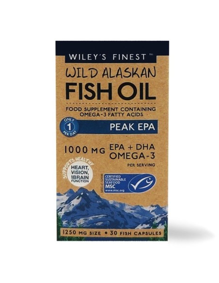 Wiley's Finest Wild Alaskan Fish Oil, Peak EPA