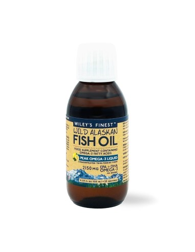 Wiley's Finest Wild Alaskan Fish Oil, Peak Omega 3