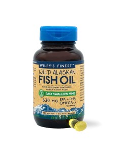 Wiley's Finest Wild Alaskan Fish Oil, Easy Swallow Minis