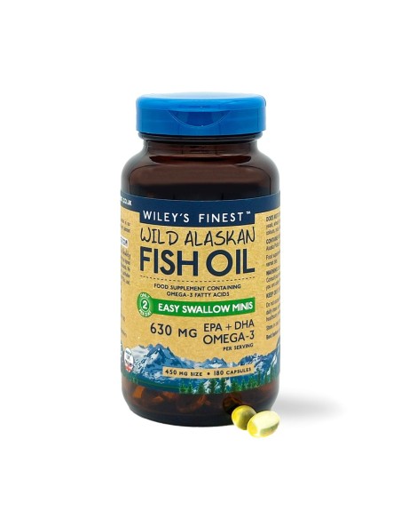Wiley's Finest Wild Alaskan Fish Oil, Easy Swallow Minis