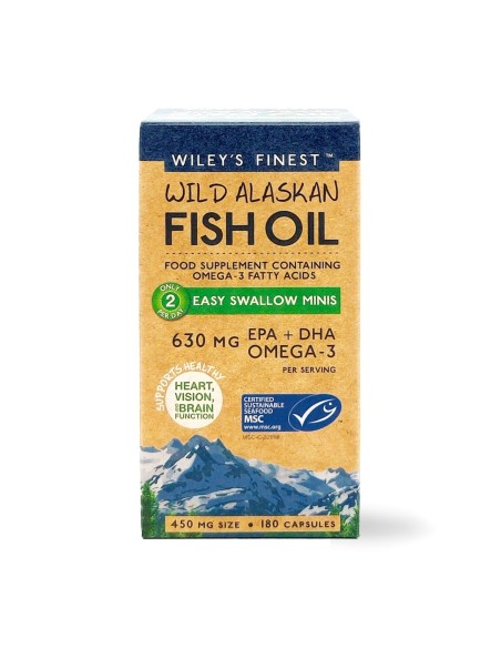 Wiley's Finest Wild Alaskan Fish Oil, Easy Swallow Minis
