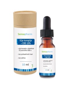 SensaPharm Ulje konoplje + CDB 10%